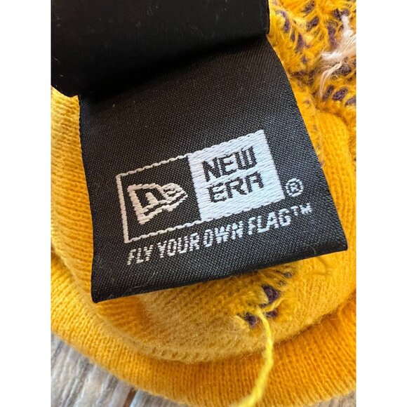 Minnesota Vikings NFL New Era Stocking Cap Hat Football Pom Pom Beanie SKOL - Picture 3 of 5